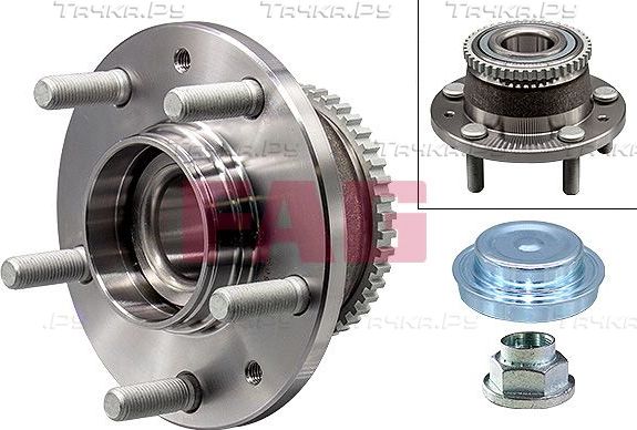 Ступичный подшипник (комплект) Fag задний для Mazda MPV II (LW) 1999-2006. Артикул 713 6156 30