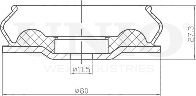 Опора редуктора (Unio). Артикул RMP-15105