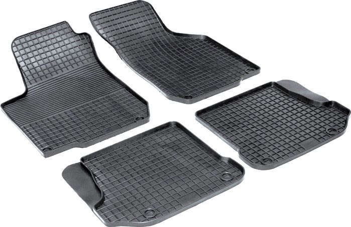 Коврики резиновые Seintex с узором сетка для салона Skoda Octavia A4 1996-2010. Артикул 00677