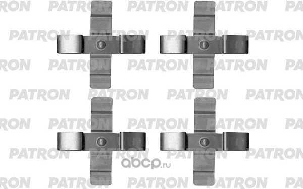 Комплект монтажный тормозных колодок передн VW TOUAREG, PORSCHE CAYENNE 10- (Patron). Артикул PSRK1462