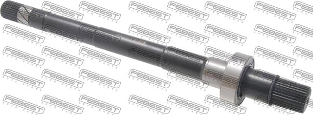 Полуось (привод в сборе, приводной вал) Febest передняя правая для Renault Duster I 2011-2020. Артикул 2412-DUSTAWD