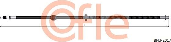 Тормозной шланг Cofle. Артикул 92.BH.PE017