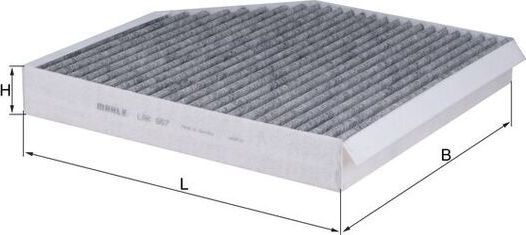 Салонный фильтр Mahle для Audi S8 III (D4) 2012-2018. Артикул LAK 667