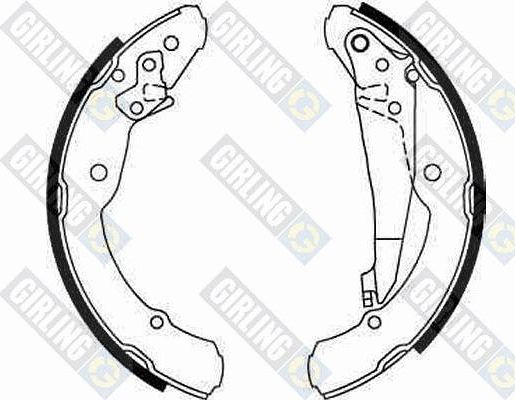 Тормозные колодки Girling. Артикул 5186392