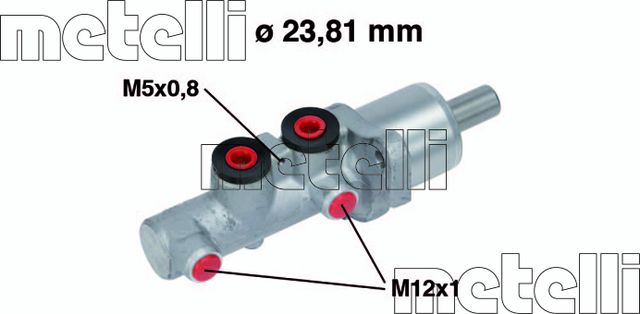 Тормозной цилиндр главный Metelli для Mercedes-Benz A-Класс II (W169) 2004-2012. Артикул 05-0668