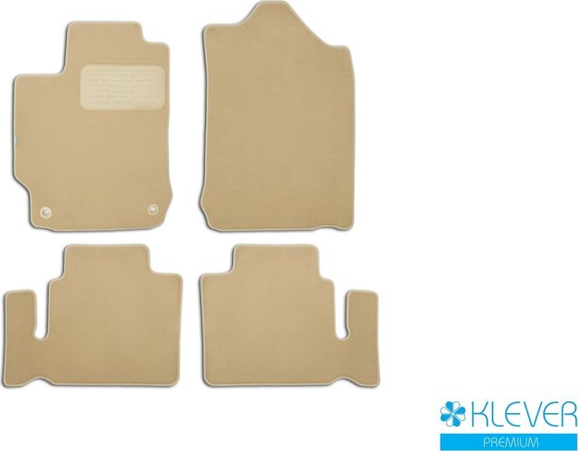 Коврики Klever Premium для салона Toyota Camry 50, 55 (V50, V55, XV50, XV55) седан 2011-2014. Бежевый. Артикул KLEVER04485622112kh