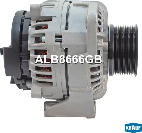Генератор cо шкивом 8 ручьев Krauf. Артикул ALB8666GB