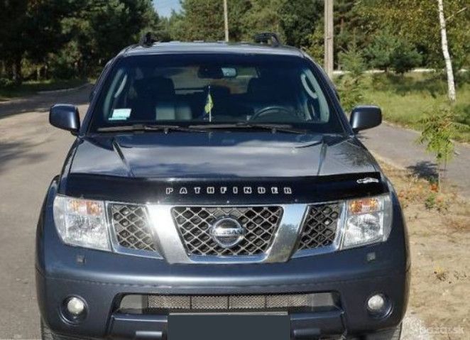 Дефлектор Vip-Tuning для капота Nissan Pathfinder III 2005-2010. Артикул NS25