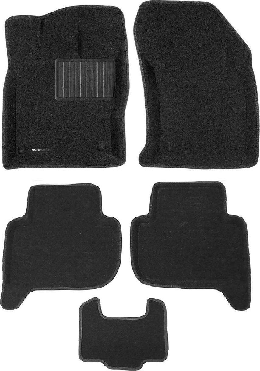 Коврики текстильные Euromat 3D Business для салона Volkswagen Tayron 2018-2026. Артикул EMC3D-005431