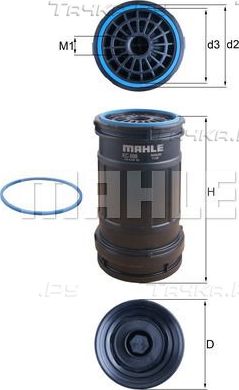 Топливный фильтр Mahle CleanLine для Scania P 2004-2015. Артикул KC 699D