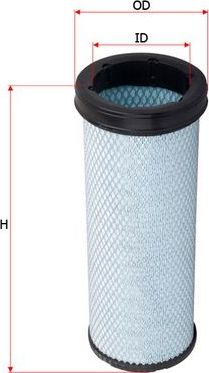 Воздушный фильтр Sakura. Артикул A-6037