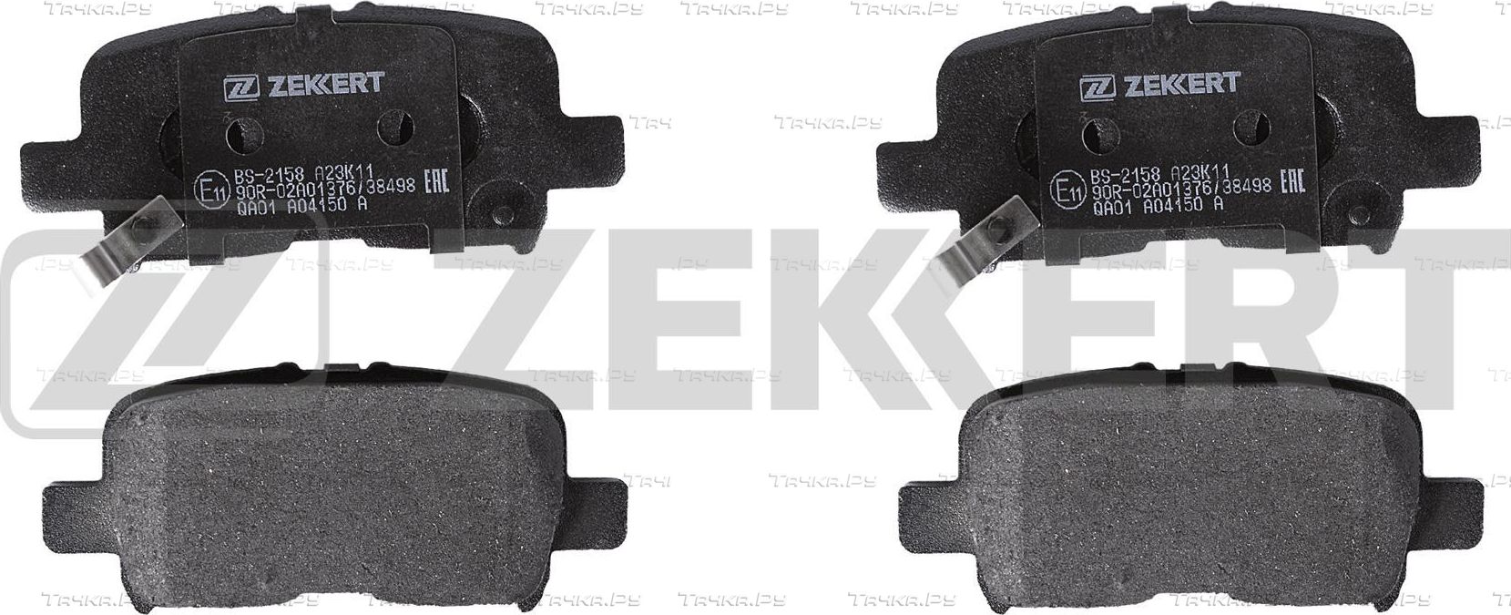 Тормозные колодки Zekkert передние для Honda Odyssey I 1999-1999. Артикул BS-2158
