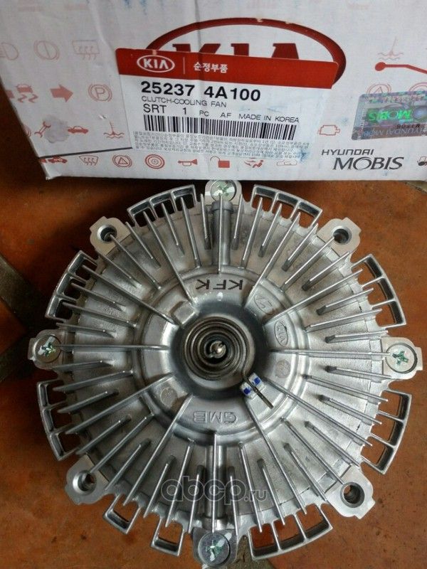 Муфта (вискомуфта) вентилятора Hyundai / KIA. Артикул 252374A100