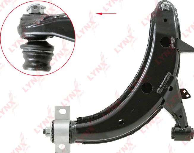 Поперечный рычаг передней подвески LYNXauto. Артикул C5296R