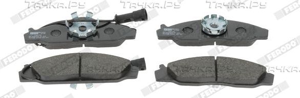 Тормозные колодки Ferodo Premier Eco Friction передние для SsangYong Musso I 1993-2007. Артикул FDB1156