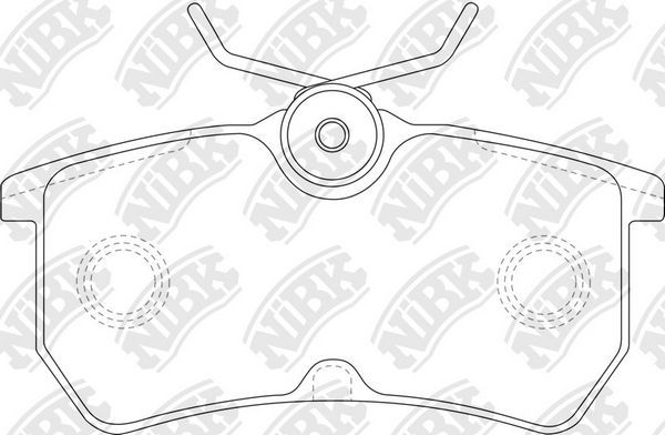 Тормозные колодки NiBK. Артикул PN0120