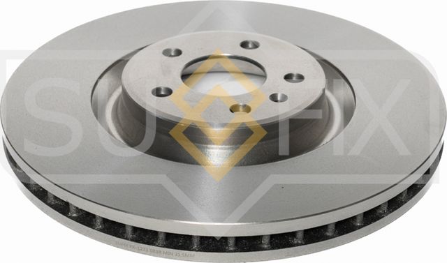 Диск тормозной передний правый/левый 356*34мм AUDI A6 C7 (4G2, 4GC) 2010-2018 (Sufix). Артикул FX1273