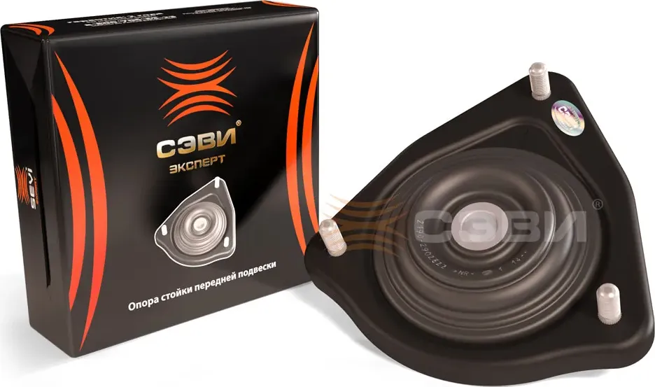 ОПОРА СТОЙКИ 2190,2192-94 ВЕРХ ПЕР (СЭВИ) СО СМЕЩ. 12 ММ. БЕЗ ПОДШИПНИ (Sevi). Артикул 1129