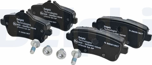 Тормозные колодки Delphi (Low-Metallic). Артикул LP2443