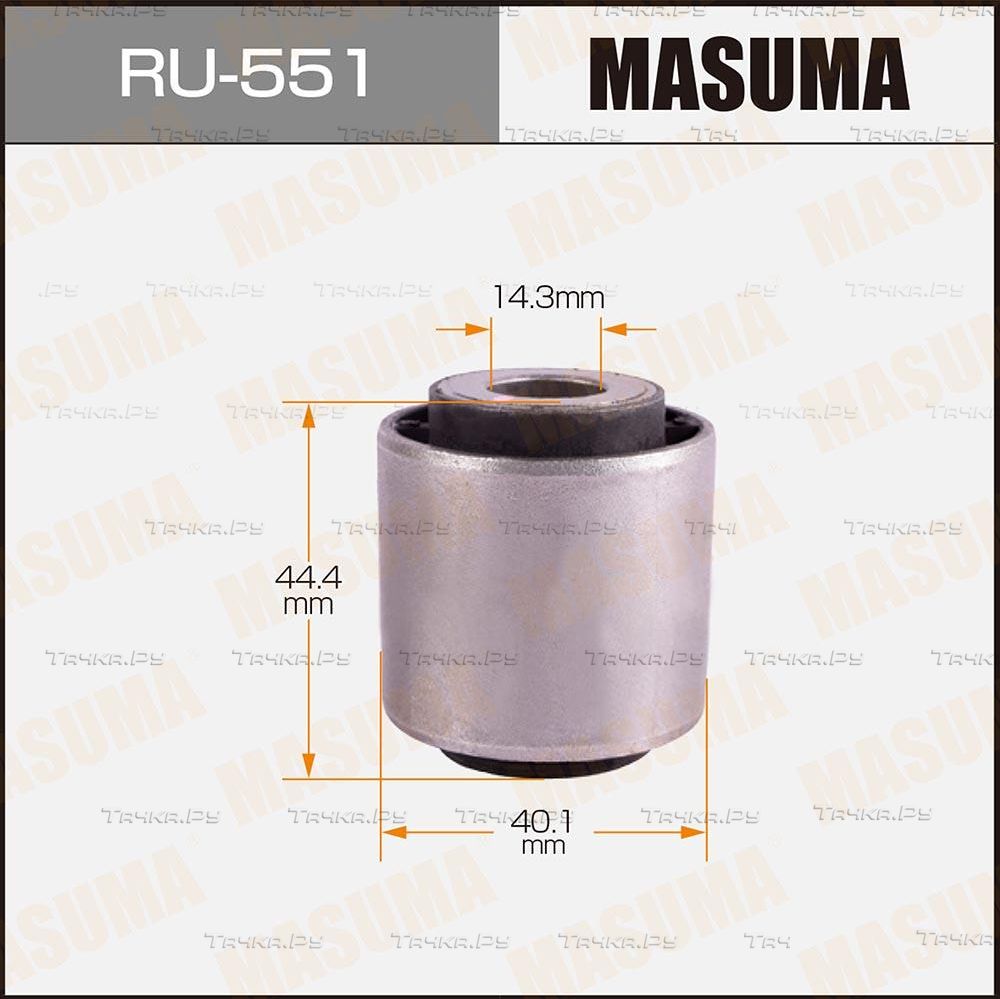 Сайлентблок заднего рычага подвески Masuma. Артикул RU-551