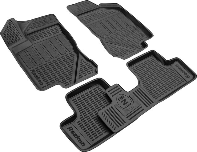 Коврики Rezkon 3D полиуретановые для салона Lada Kalina I 2004-2013. Артикул 0539030100