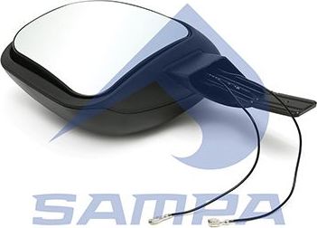 Зеркало боковое Sampa для Scania R 2004-2015. Артикул 042.122
