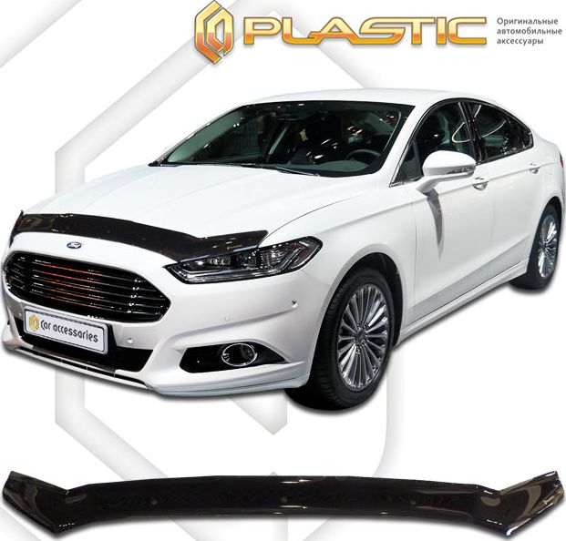 Дефлектор СА Пластик для капота (Classic черный) Ford Mondeo 2014-2026. Артикул 2010010111489