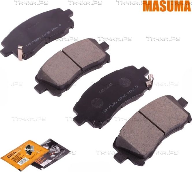 Тормозные колодки Masuma передние для Subaru Legacy III 1998-2003. Артикул MS-7390