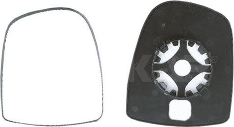 Зеркальное стекло бокового зеркала Alkar левое для Opel Vivaro A 2001-2014. Артикул 6401750