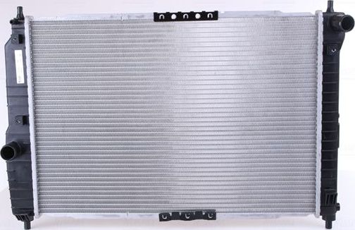 Радиатор охлаждения двигателя Nissens для Daewoo Kalos 2002-2007. Артикул 61645