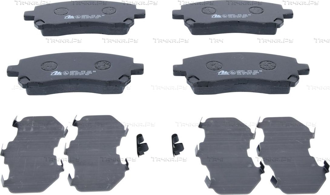 Тормозные колодки ATE передние для Subaru Outback II 2000-2003. Артикул 13.0460-5851.2