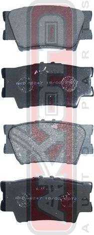 Тормозные колодки Akyoto Packing AKYOTO. Артикул AKD-6247