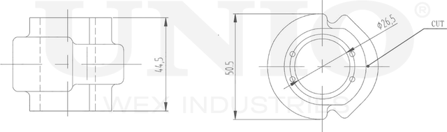 Втулка стабилизатора (Unio). Артикул RMP-10027