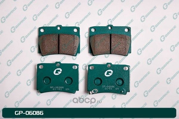 Колодки тормозные дисковые (G-Brake). Артикул GP06086