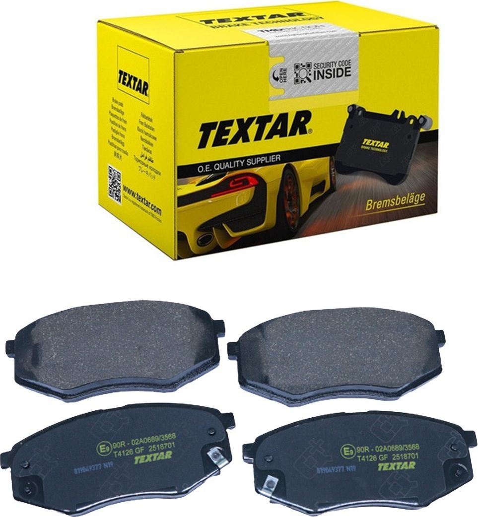 Тормозные колодки Textar Q+. Артикул 2518701