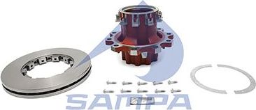 Втулка рессоры Sampa для DAF LF 55 2001-2026. Артикул 050.343