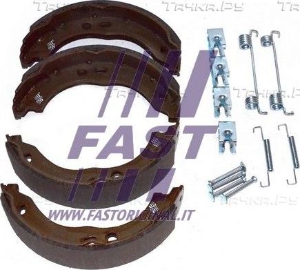 Тормозные колодки (стояночная тормозная система) Fast задние для Peugeot Boxer III 2006-2026. Артикул FT30068
