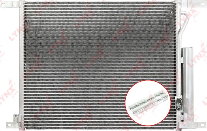 Радиатор кондиционера (конденсатор) LYNXauto. Артикул RC-0033