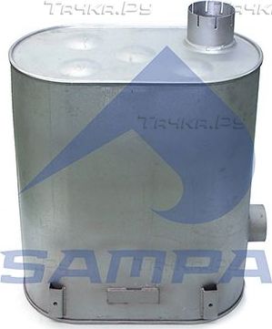 Глушитель (задняя часть) Sampa для Renault Premium I 1996-2006. Артикул 079.177