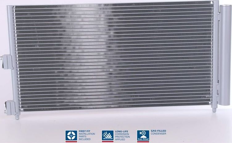 Радиатор кондиционера (конденсатор) Nissens (алюминий). Артикул 94727