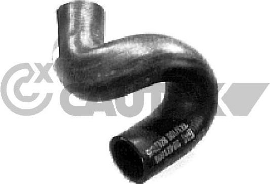 Патрубок системы охлаждения (радиатора) Cautex верхний для Opel Kadett E 1992-1994. Артикул 486094