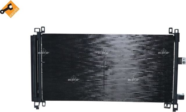 Радиатор кондиционера (конденсатор) NRF EASY FIT для Peugeot 407 2009-2011. Артикул 350433