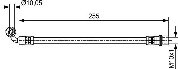 Тормозной шланг Bosch. Артикул 1 987 481 647