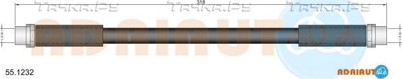 Тормозной шланг Adriauto передний правый/левый для Volkswagen Passat B5 1996-2005. Артикул 55.1232