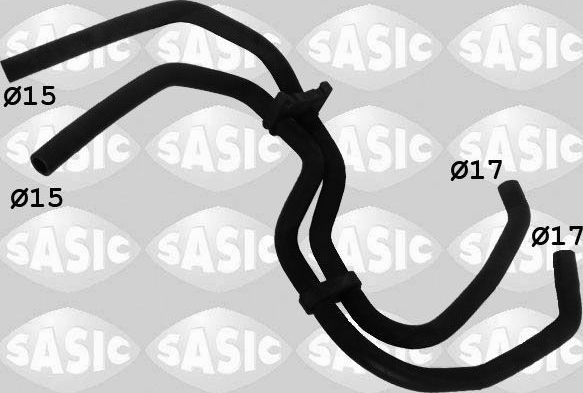 Патрубок радиатора (системы охлаждения) Sasic для Renault Master II 1998-2001. Артикул 3404091