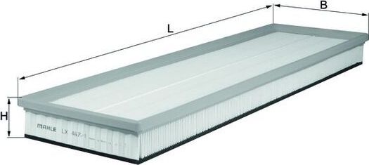 Воздушный фильтр Mahle-Knecht. Артикул LX 467/1
