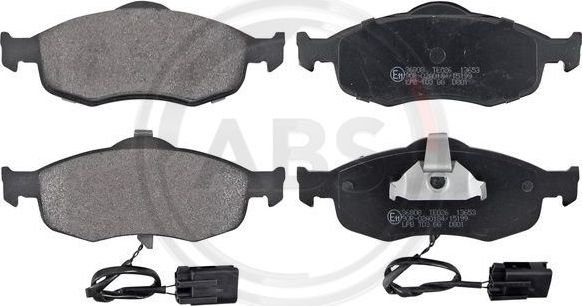 Тормозные колодки ABS. Артикул 36808