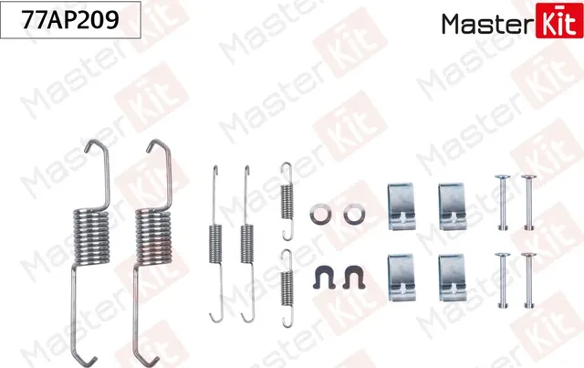 Комплект установочный барабанных колодок (Master KIT). Артикул 77AP209