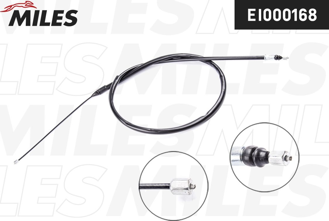 Трос ручника (тросик ручного тормоза) Miles. Артикул EI000168