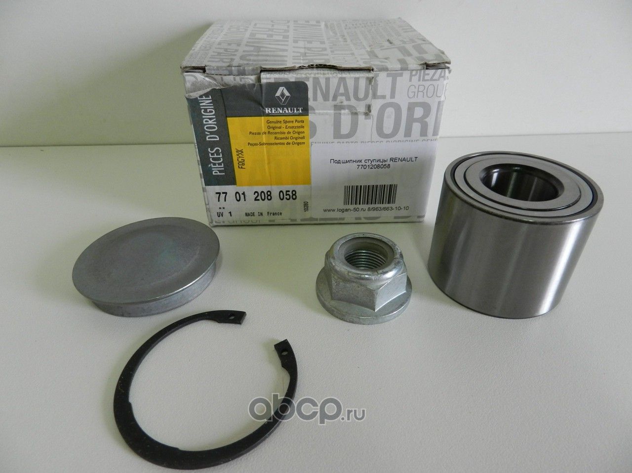 Ступичный подшипник (комплект) Renault. Артикул 7701208058